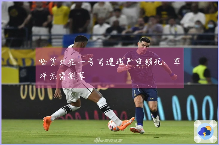 哈贾尔在一号弯遭遇严重锁死，草坪无需割草